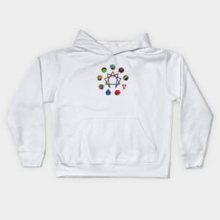 The Enneagram - Simple Kids Hoodie